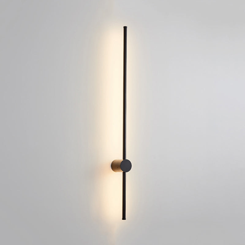 Ray Minimalista LED Applique da Interni Nero
