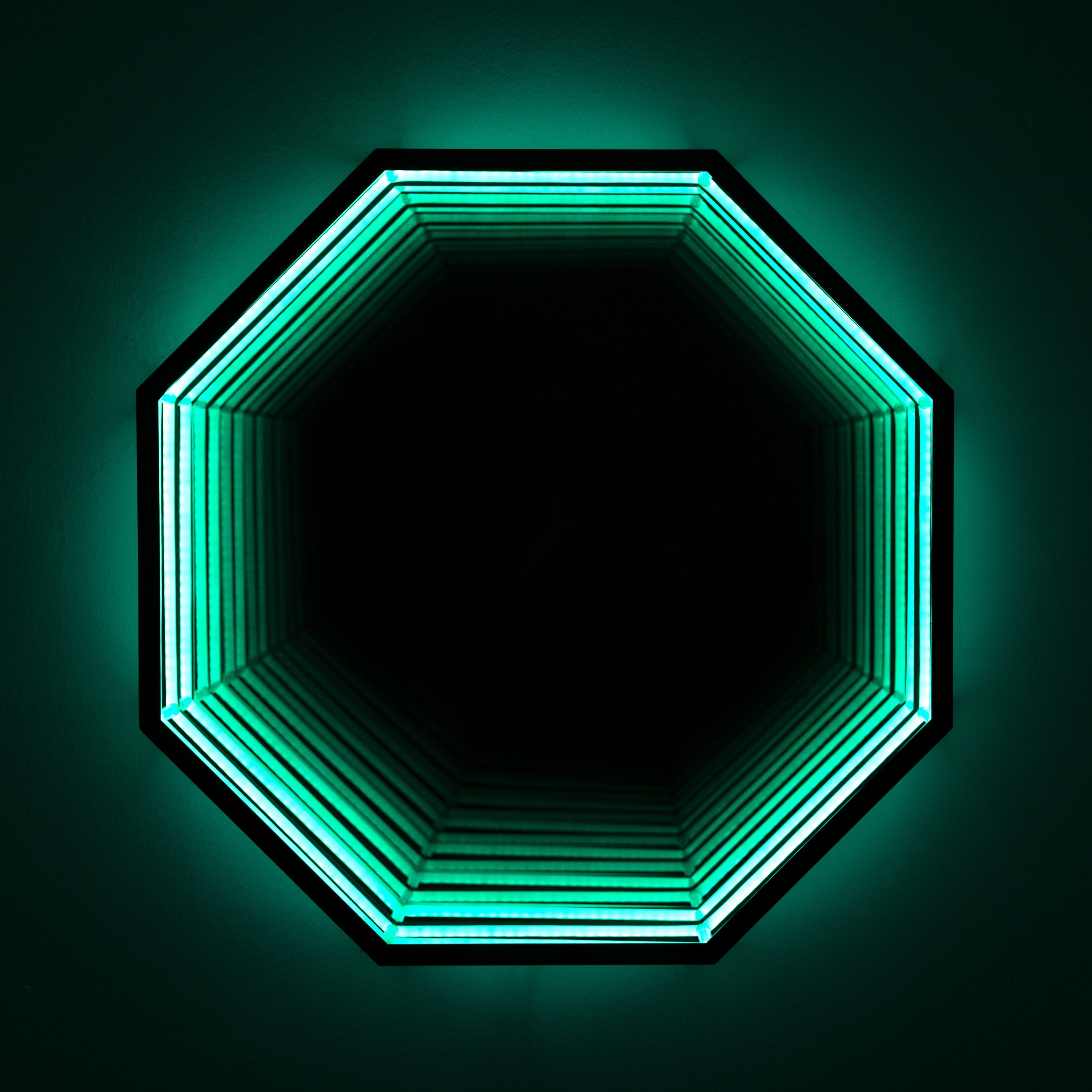 Specchio Luminoso Ottagonale 3D