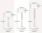 Set di Candelabri in Vetro LumaVase