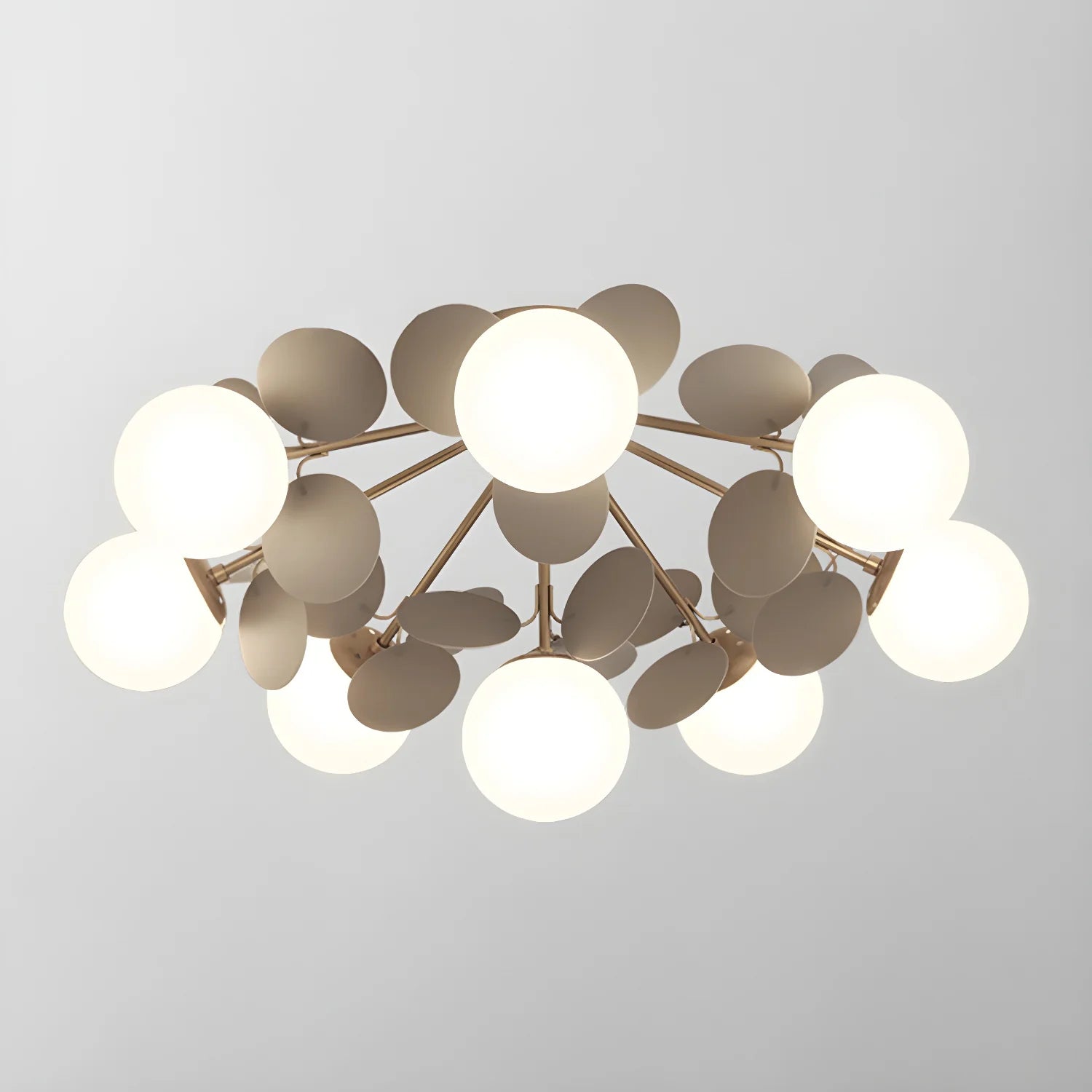 Lampada da soffitto in acrilico Bubble-Pastel Elegante