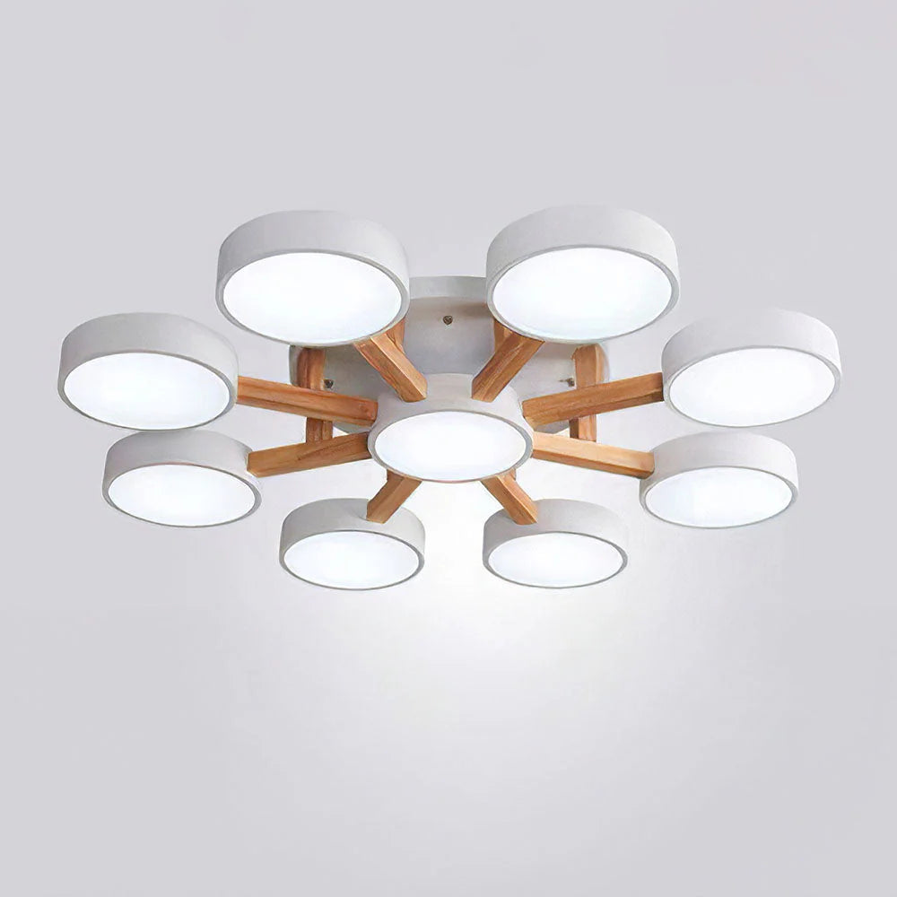 Moderna Lampada da Soffitto Rotonda