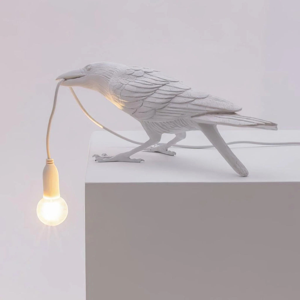 Lampada da Tavolo in Resina Trendy Crow