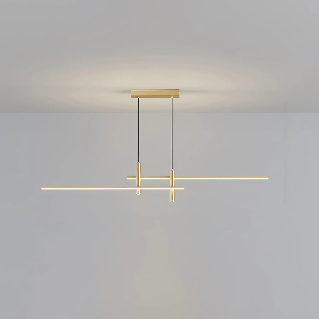 Moderna Lampada a Sospensione Orizzontale in Silicone