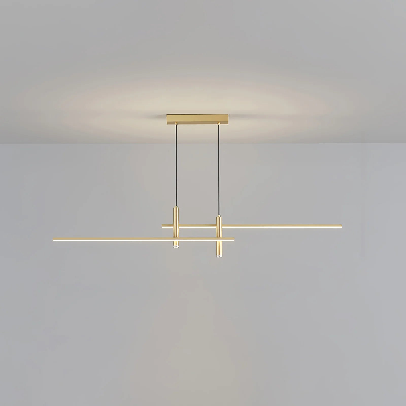 Moderna Lampada a Sospensione Orizzontale in Silicone