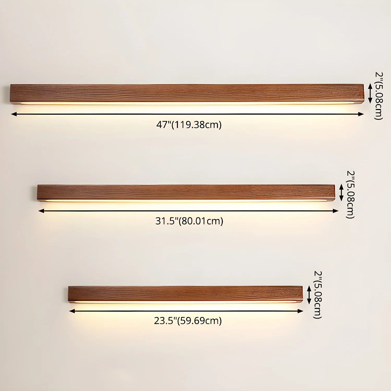 Lampada da Parete in Legno Contemporanea