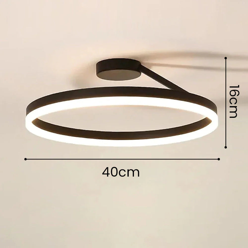 Lampada da Soffitto Rotonda Moderna in Acrilico