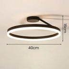 Lampada da Soffitto Rotonda Moderna in Acrilico