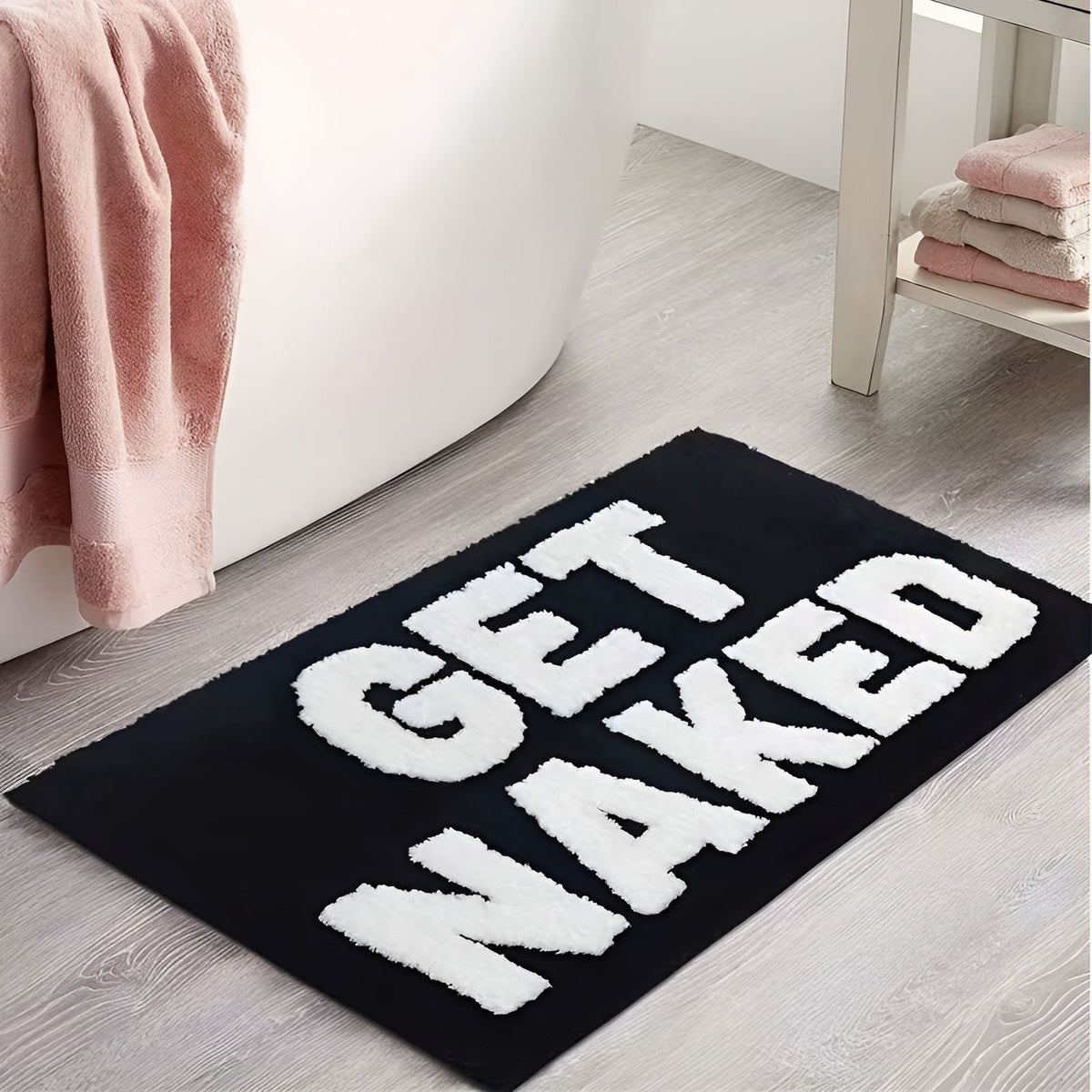 Tappetino da Bagno Morbido e Peluche – Confortevole e Particolarmente Assorbente | Decorativo per Bagni e Docce
