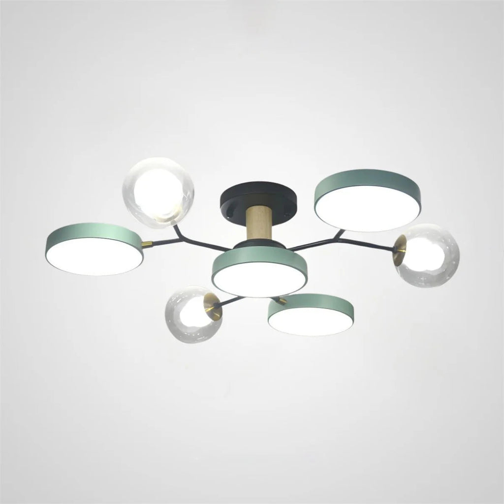 Lampada da Soffitto Moderna a Più Lampadine per Soggiorno