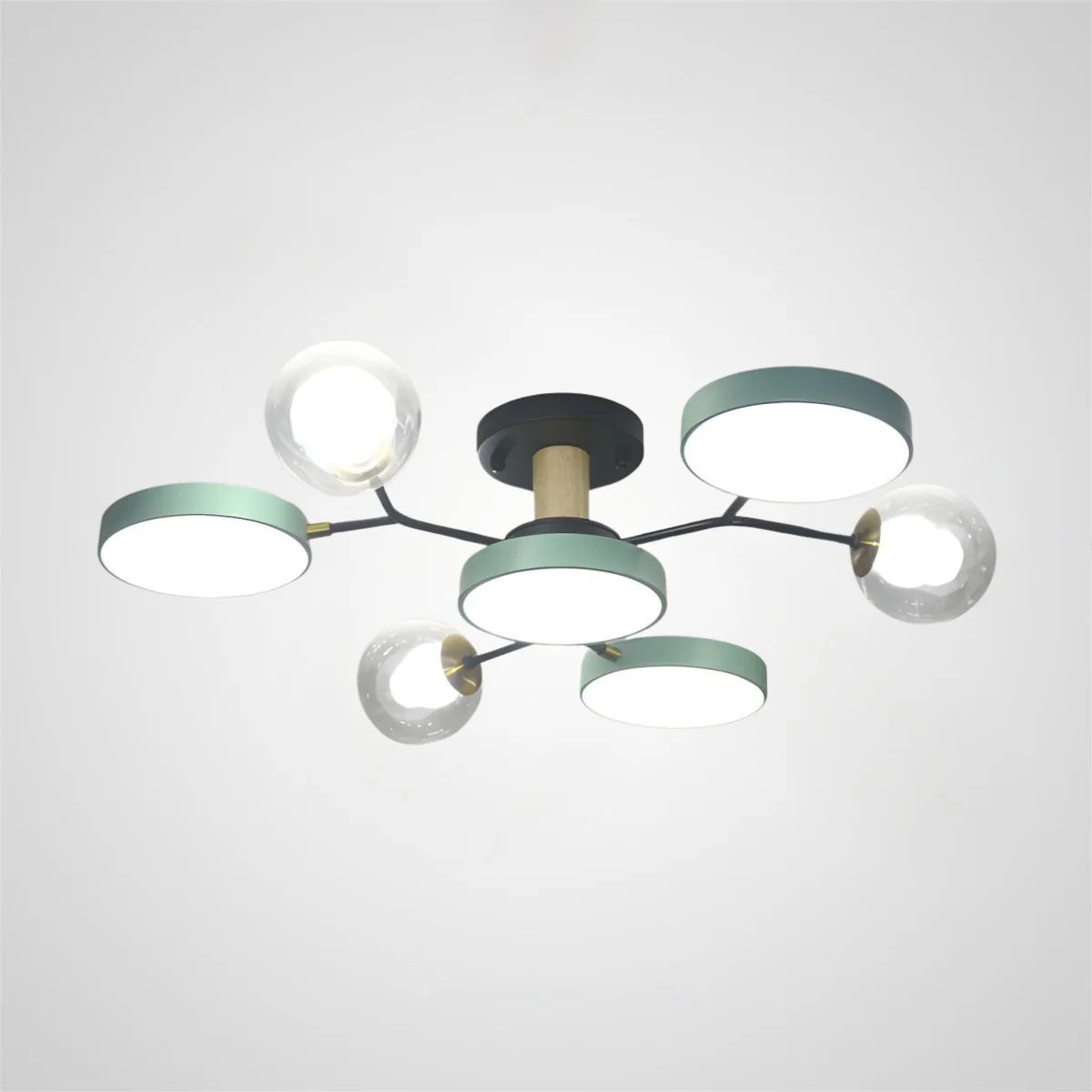 Lampada da Soffitto Moderna a Più Lampadine per Soggiorno