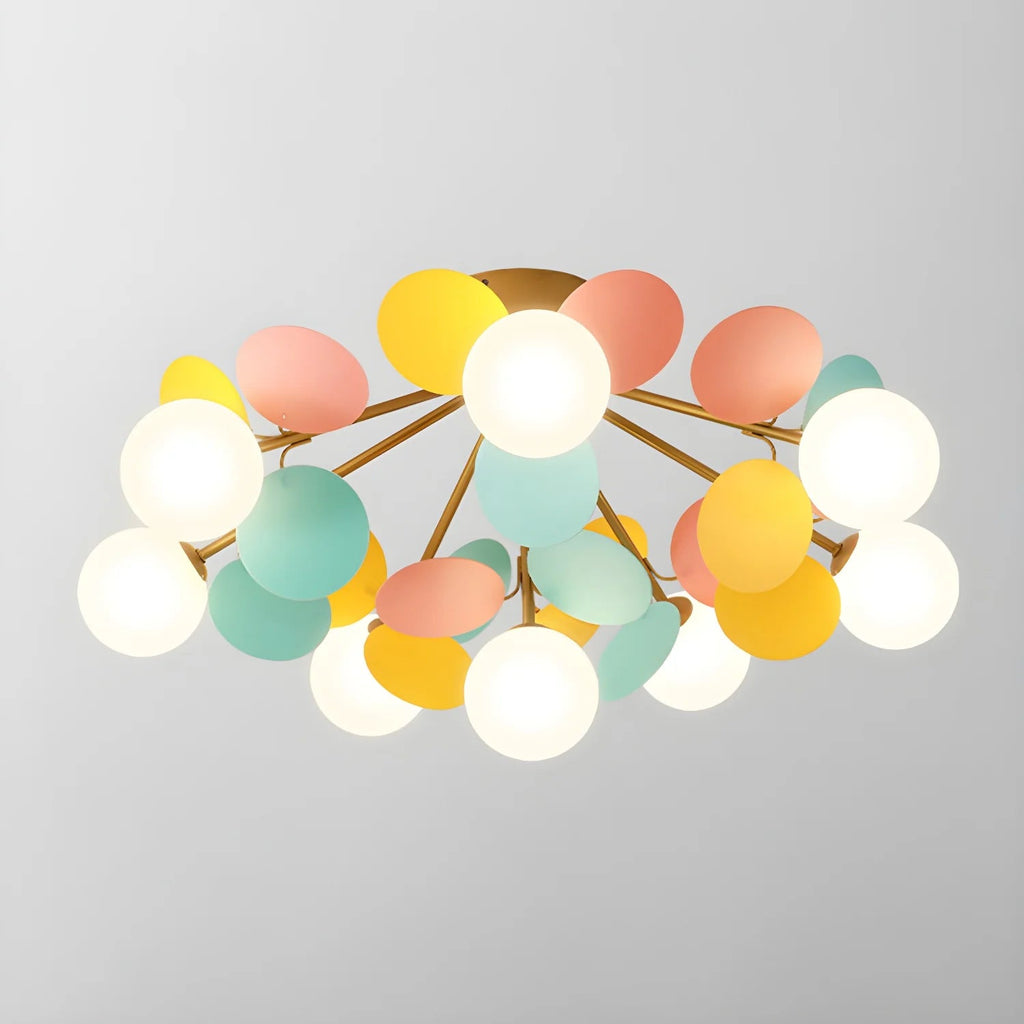 Lampada da soffitto in acrilico Bubble-Pastel Elegante