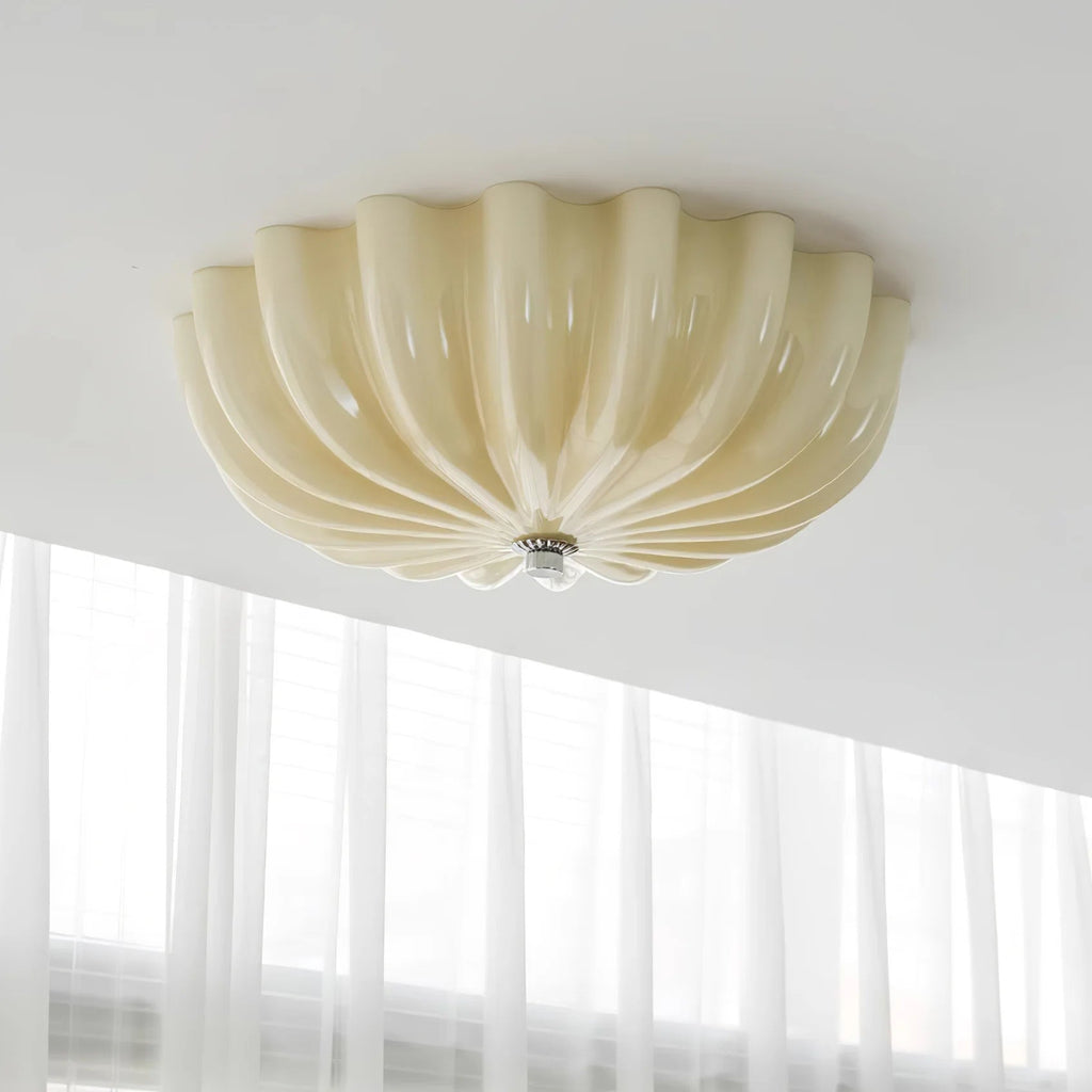 Moderna Lampada da Soffitto in Vetro a Forma di Fiore