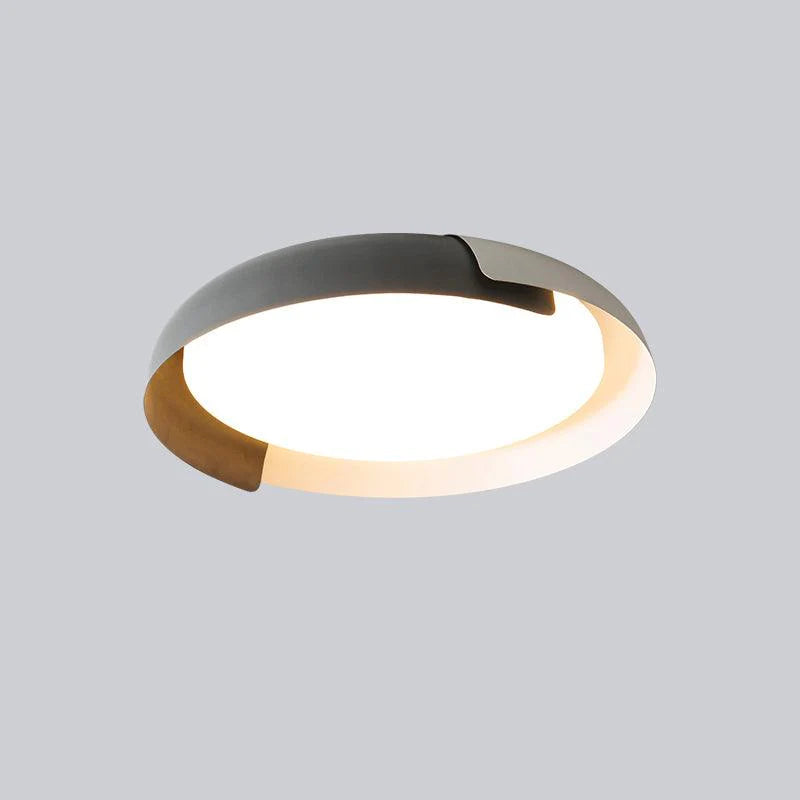 Lampada da soffitto rotonda classica in acrilico