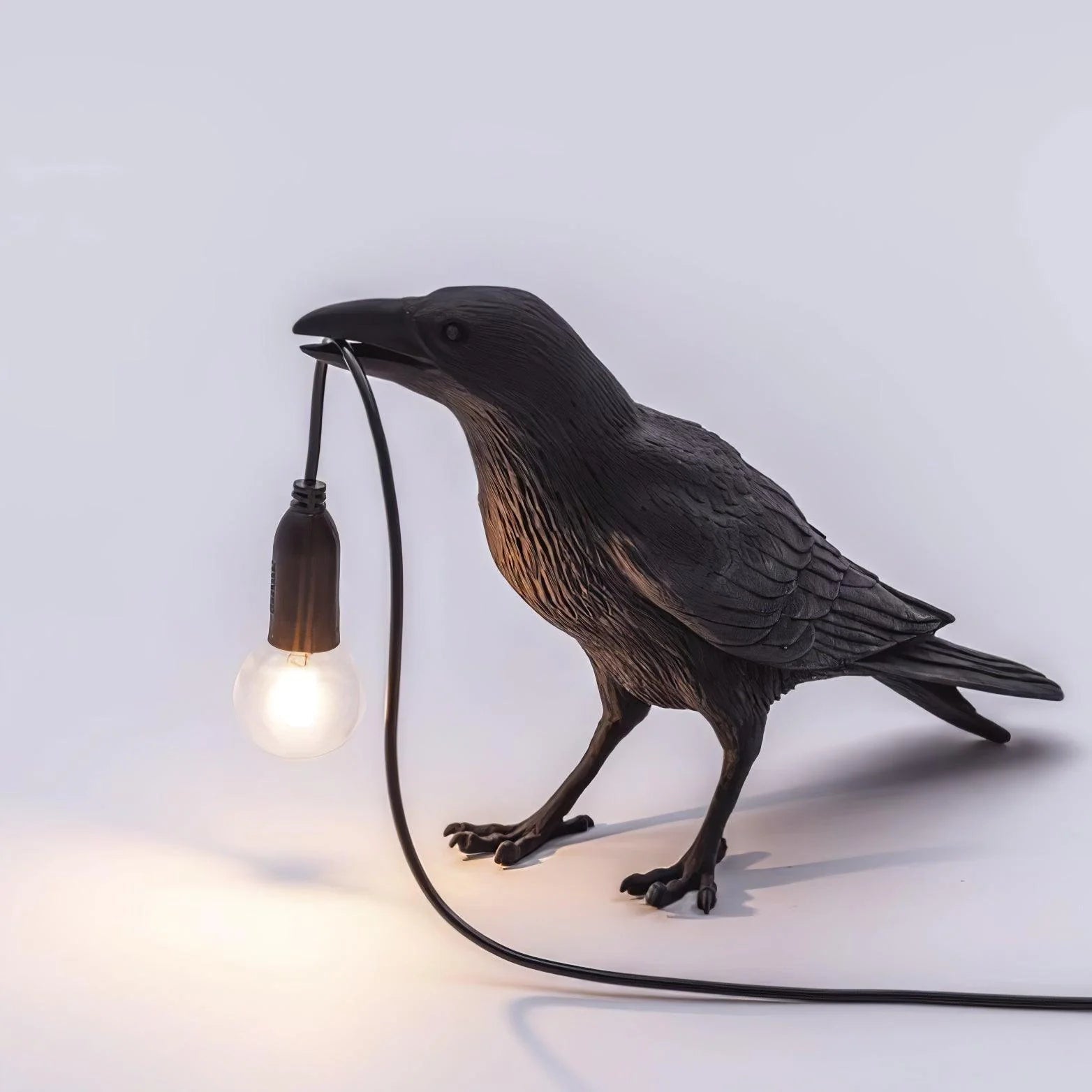 Lampada da Tavolo in Resina Trendy Crow