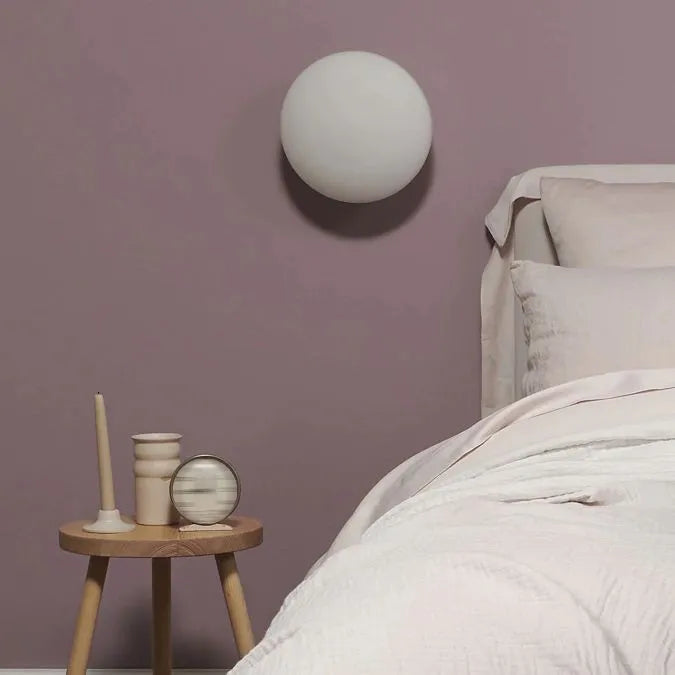 Lampada da Parete LED in Metallo e Vetro a Forma di Globo Moderna Valentina