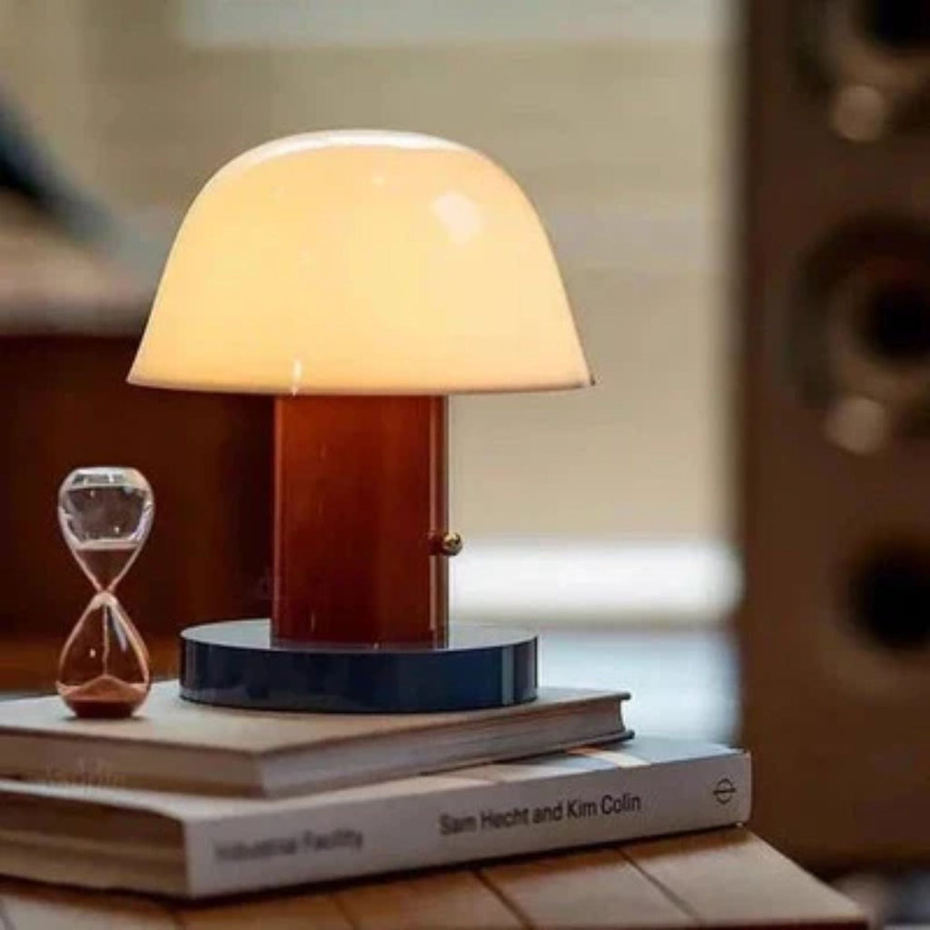 Mini Lampada da Tavolo a Forma di Fungo