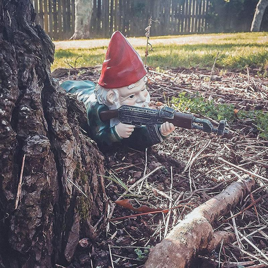Drelix - Gnomo da Giardino Militare