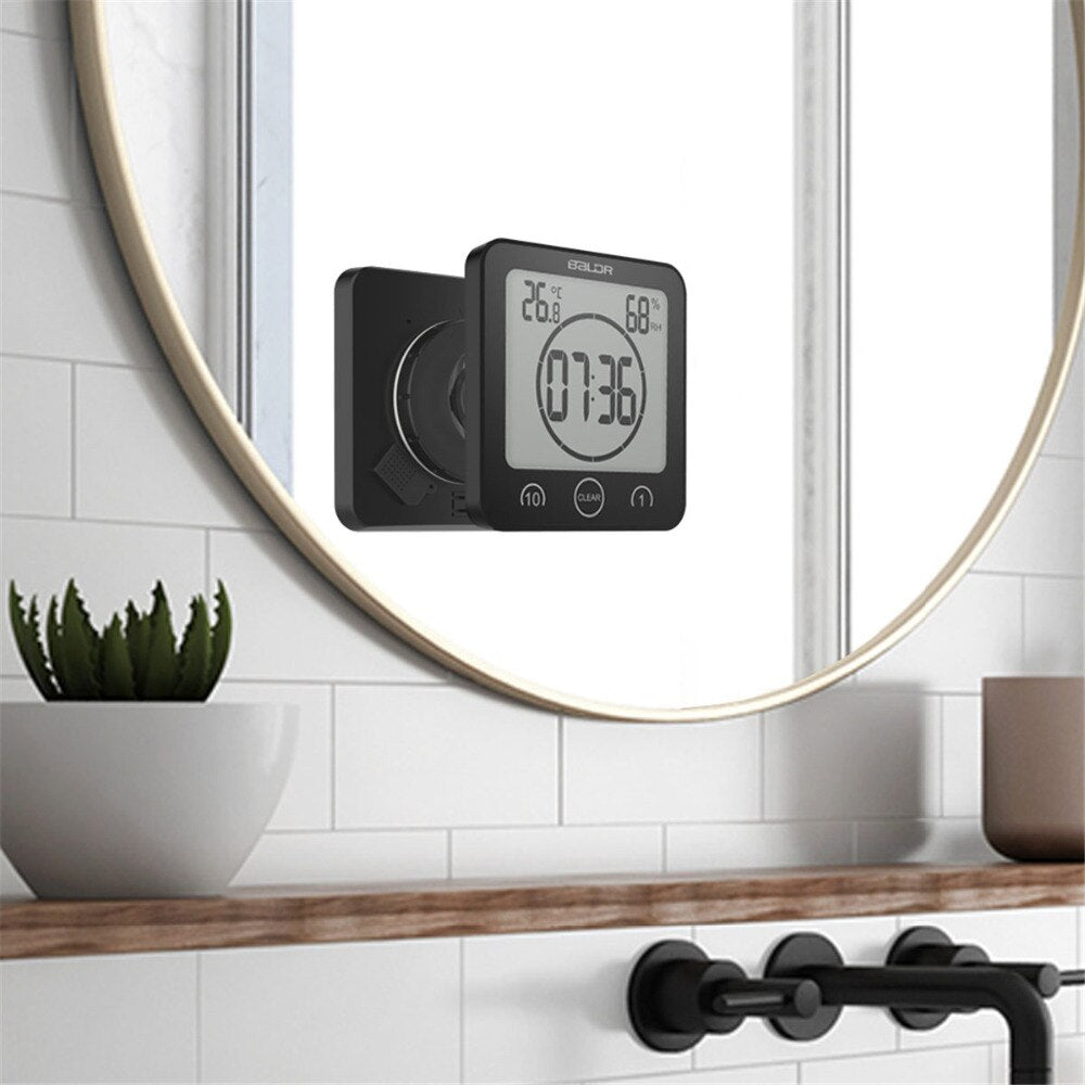 AquaTick – Orologio da parete impermeabile per docce e ambienti spa