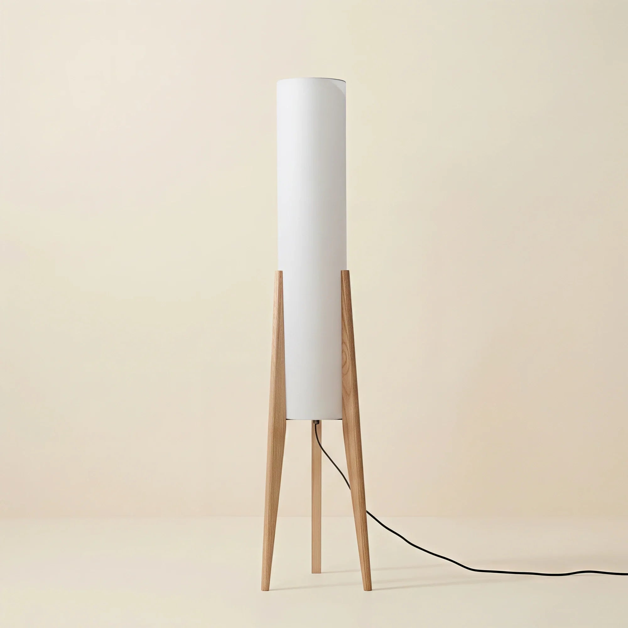 Lampada da Terra in Legno Massello Nordic