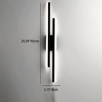 Lampada da parete LED in ferro acrilico con linee minimaliste moderne