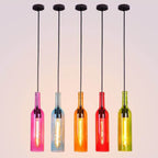 Lampadario in Vetro Antico con 1 Luce