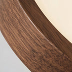 Lampada da soffitto rustica in acrilico organico