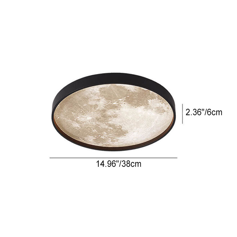 Moderna Lampada da Soffitto LED a Incasso Rotonda in Ferro Acrilico Minimalista per Soggiorno