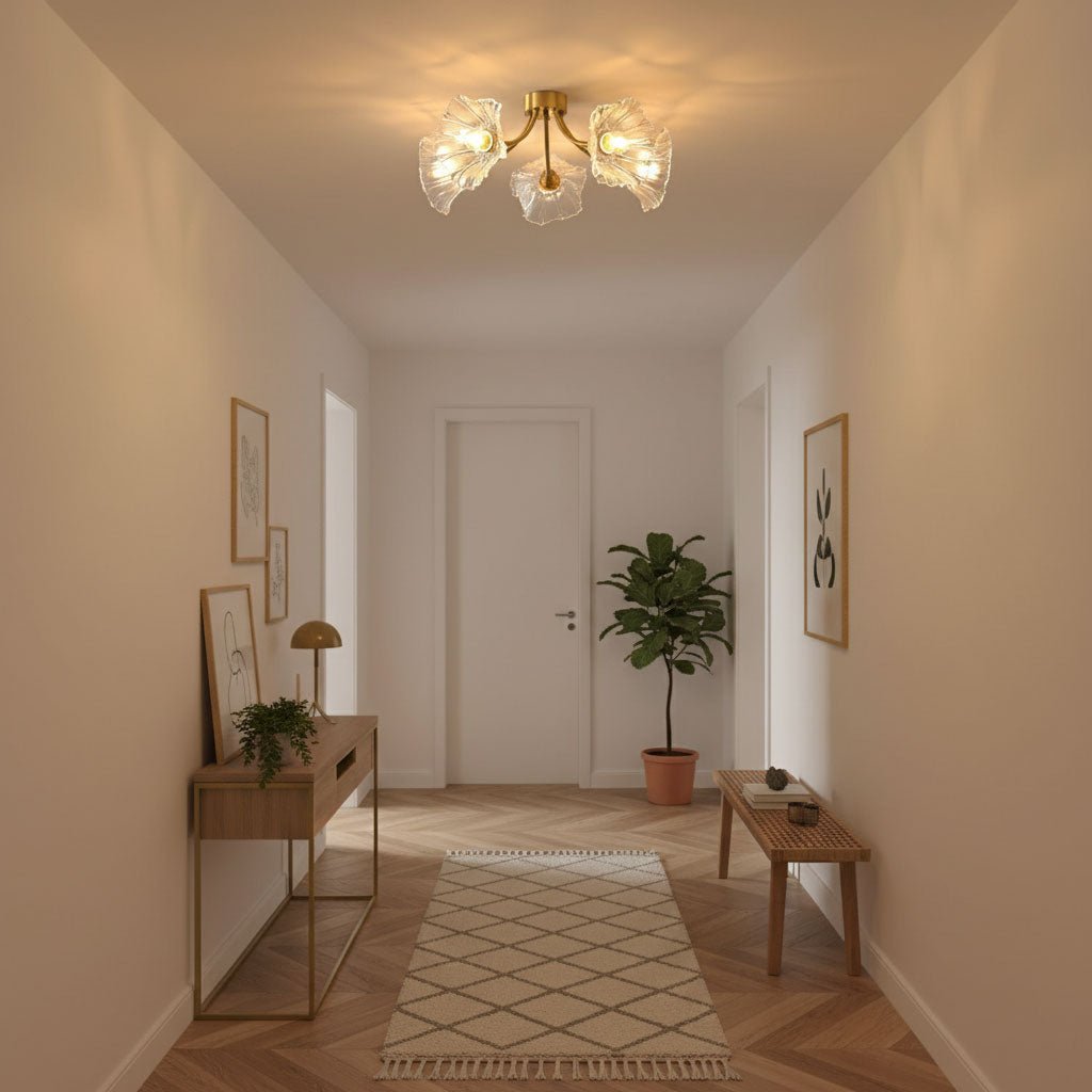 Lampada da soffitto in vetro Kalin Flower