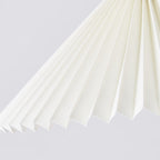 Lampada a Sospensione con Paralume Pieghettato Minimalista Nordico 1 Luce