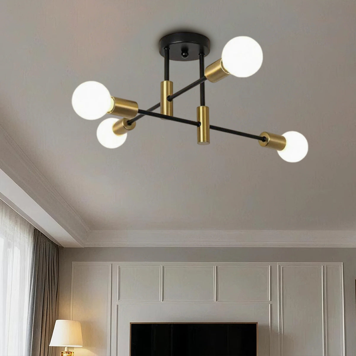 Moderna Luce da Soffitto con Più Lampadine Nordic
