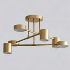 Nuova Luce da Soffitto Geometrica in Metallo