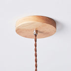 Lampada a Sospensione con Paralume Pieghettato Minimalista Nordico 1 Luce