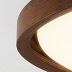 Lampada da soffitto rustica in acrilico organico