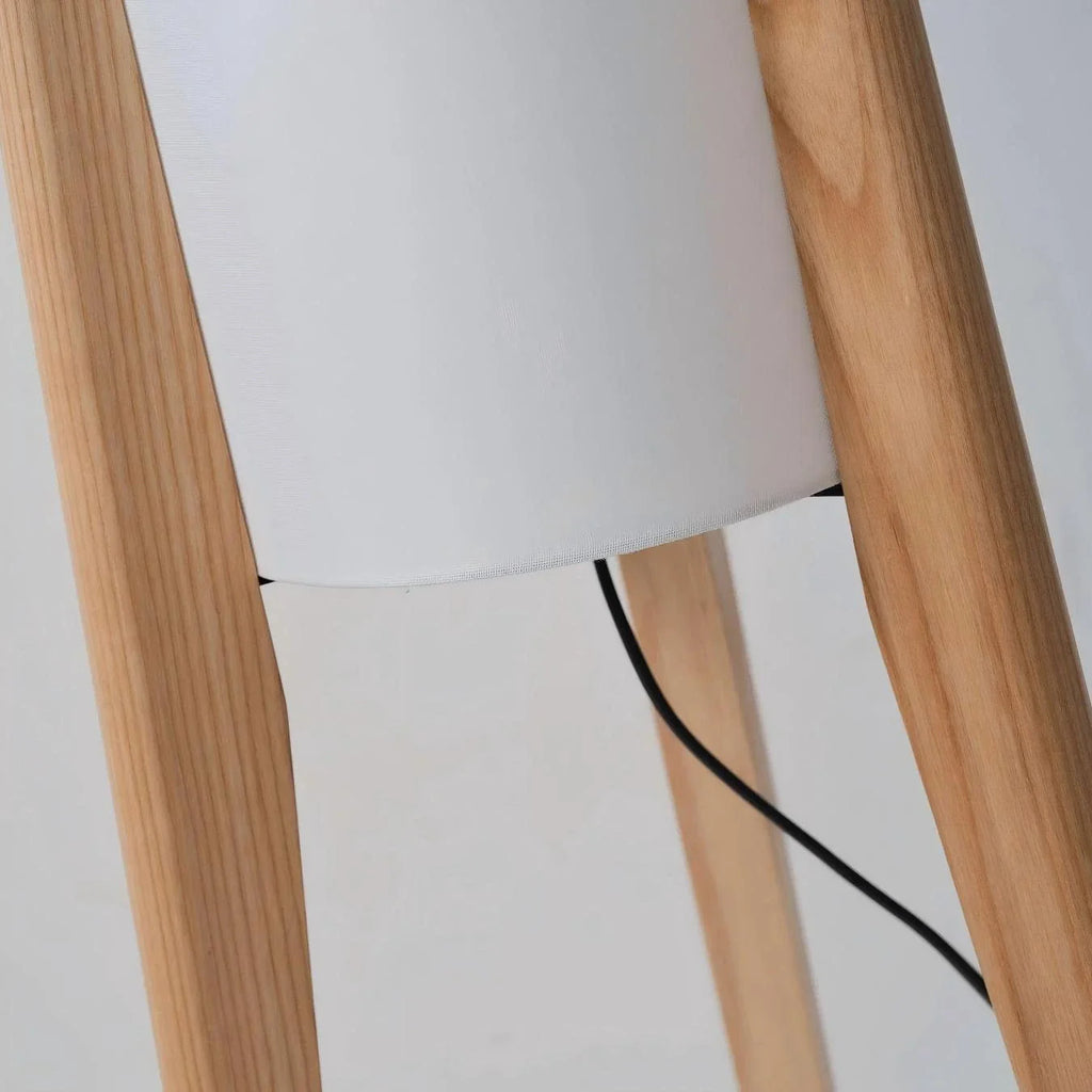 Lampada da Terra in Legno Massello Nordic