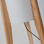Lampada da Terra in Legno Massello Nordic