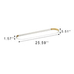 Moderna Lampada da Soffitto LED Flush Mount Rettangolare Minimalista