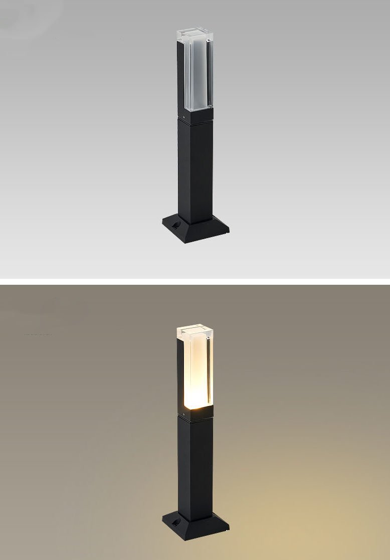Colonna di Luce da Giardino LED Acrilico Impermeabile