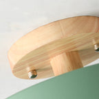 Lampada da soffitto a LED rotonda Nordic Log semi-incassata