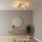 Lampada da soffitto in vetro Kalin Flower