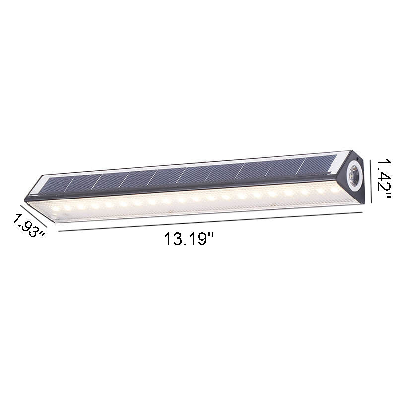 Striscia Solare 51 LED Magnetica Esterna Luce Multi-funzione Impermeabile USB