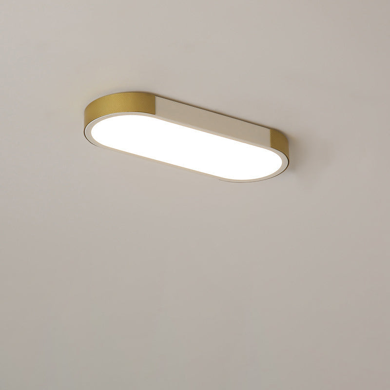 Moderna Lampada da Soffitto LED Flush Mount Rettangolare Minimalista