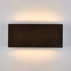 Lampada da Parete LED Rettangolare in Legno Wabi-sabi Giapponese