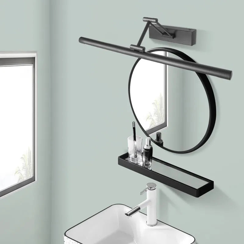 Specchio Moderno Volo Specchio Frontale Lampada da Parete LED in Metallo