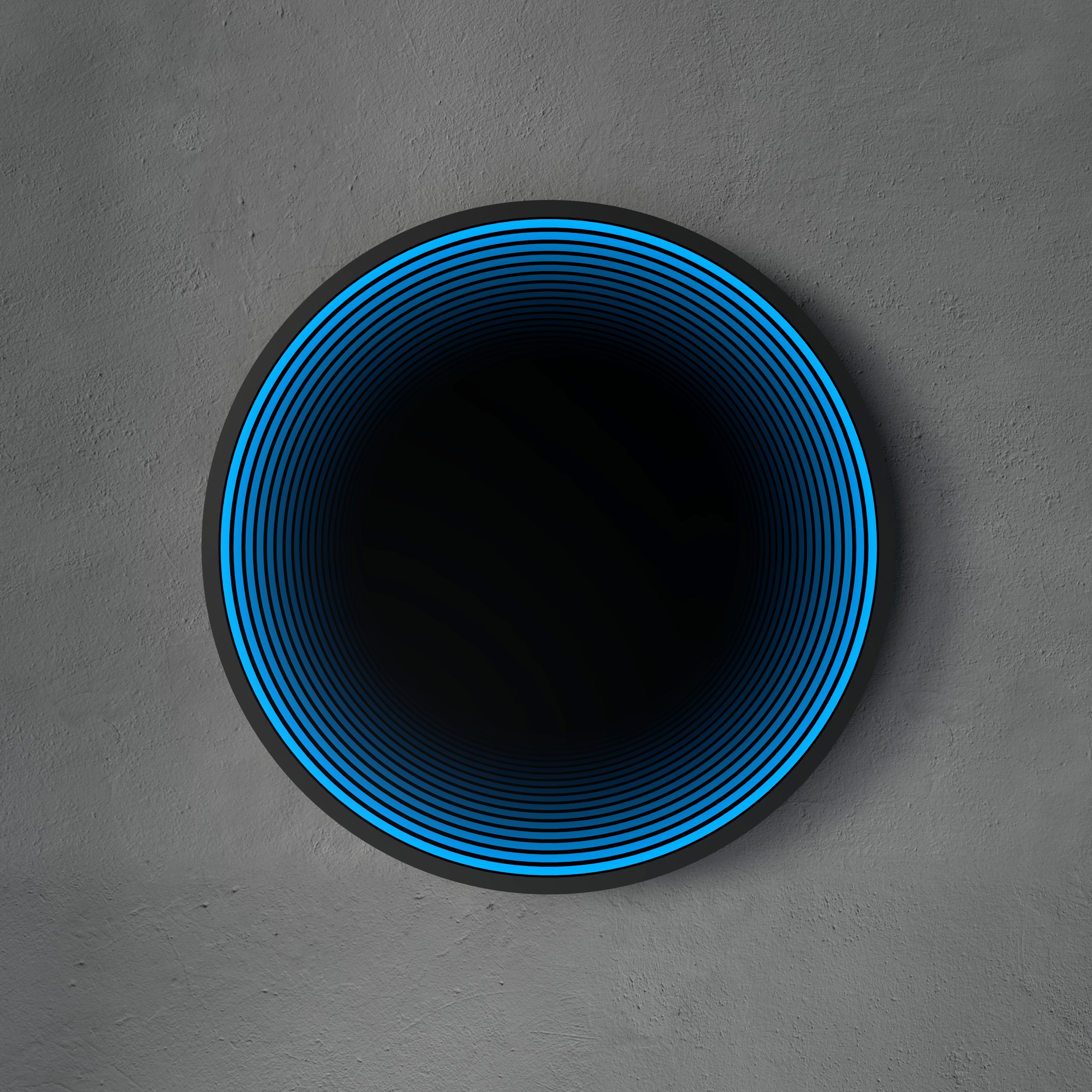 Specchio Circolare 3D con Luce