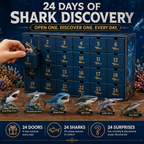 🔥50% di sconto solo per oggi-🦈 Calendario dell'Avvento Shark World 2026