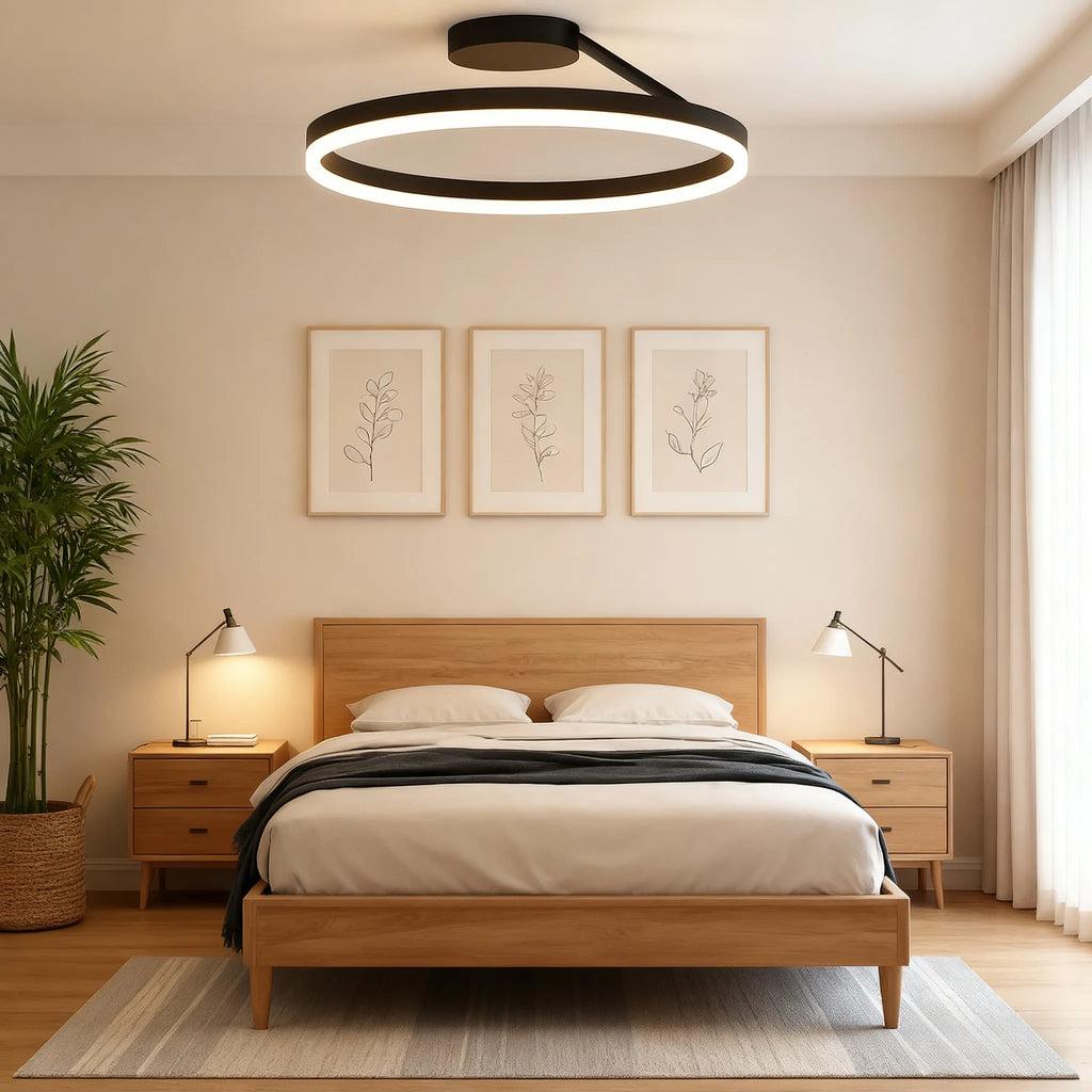 Lampada da Soffitto Rotonda Moderna in Acrilico