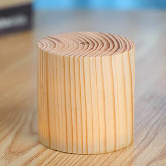Lampada da Tavolo Notturna Touch LED in Legno Creativo