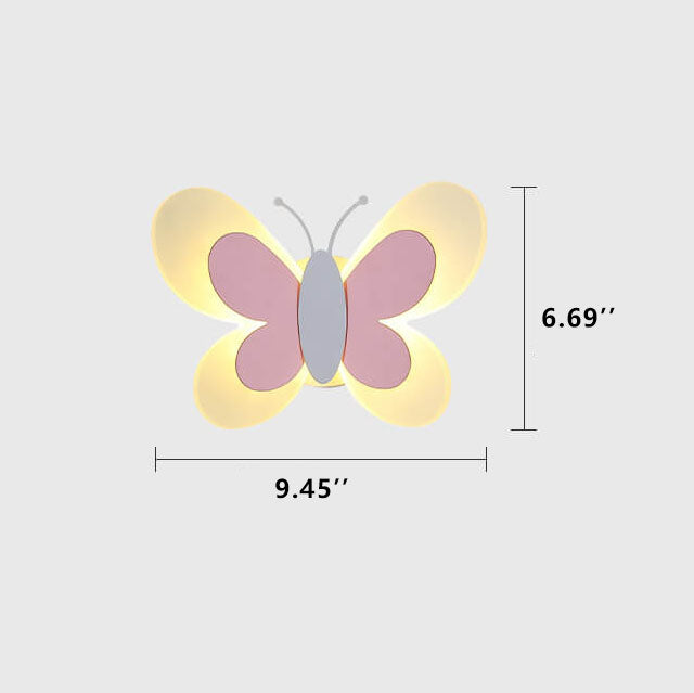 AeroLume - Lampada da parete LED a forma di farfalla per un tocco magico
