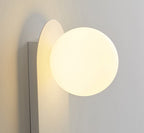 Base in Vetro Minimalista Nordico Lampada da Parete a 1 Luce