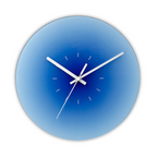 Tramonto - Orologio da Parete Design in Vetro